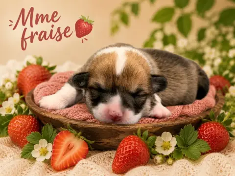 Welsh Corgi Pembroke  Mme Fraise De L'Orée Du Royaume 0f992