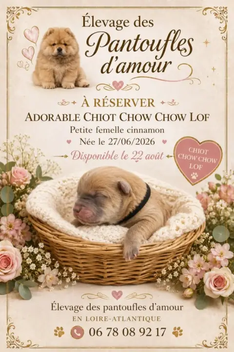 Chow Chow  B........ Des Pantoufles D'Amour