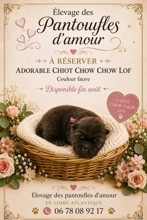 Chow Chow  B.......... Des Pantoufles D'Amour