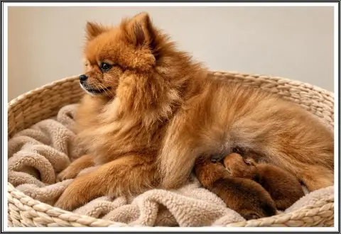 Spitz Allemand  Chiot N°1 Du Bois Des Amazones