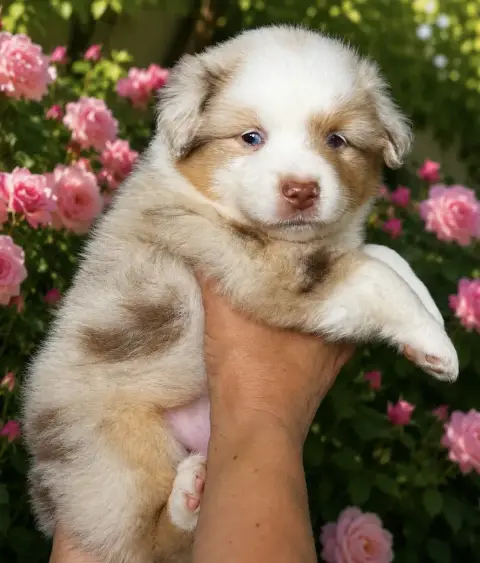 Berger Américain Miniature  Chiot N°1 Eyes Of Light 5163b