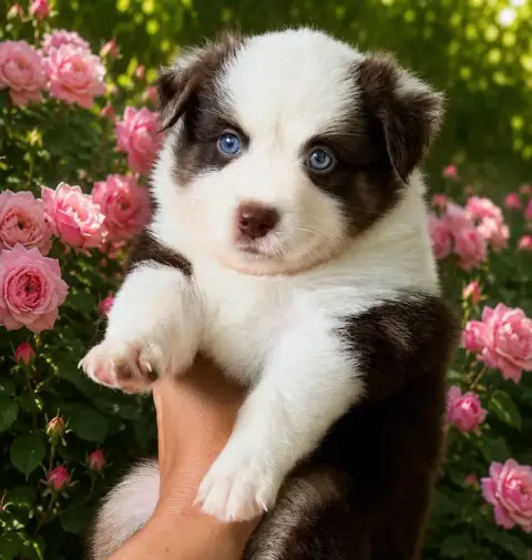 Berger Américain Miniature  Chiot N°5 Eyes Of Light c2298