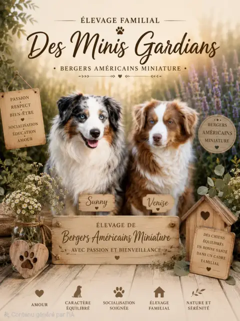 Berger Américain Miniature  Chiot 5 Des Gardians Des  29ab7