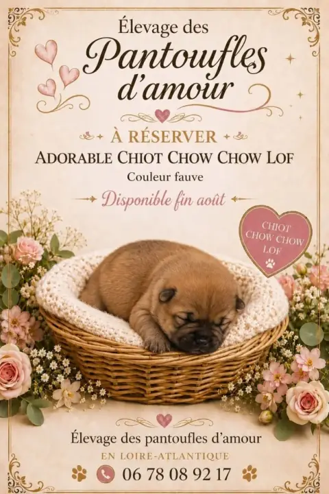 Chow Chow  B...... Des Pantoufles D'Amour