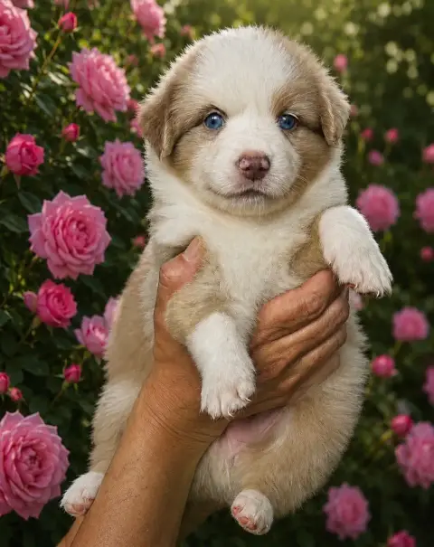 Berger Américain Miniature  Chiot N°6 Eyes Of Light 7061c