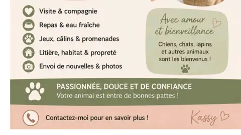 Garde a domicile animaux 🐾