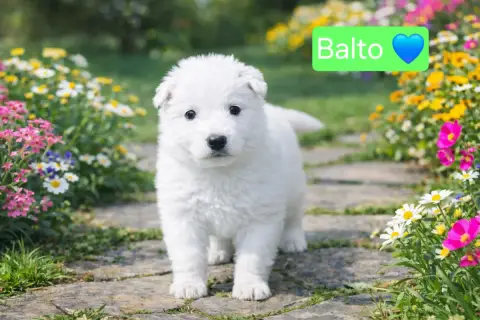 Berger Blanc Suisse  Balto Des Hauts De Menaurupt
