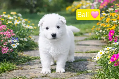 Berger Blanc Suisse  Bali Des Hauts De Menaurupt