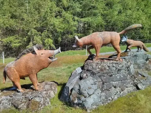 animaux sauvages Garden